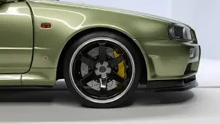 Customizando um Skyline R34 GTR Solido diecast em escala 1/18