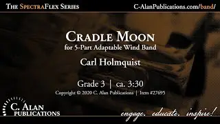 Cradle Moon (5-Part Flex Band Gr. 3) - Carl Holmquist
