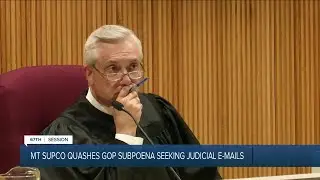 MT Supreme Court quashes subpoena seeking internal judiciary e-mails