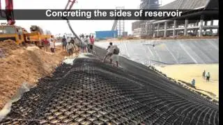 StrataWeb&reg;: Reservoir slope protection for a power plant