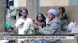 Congo military widows flee M23-held Goma