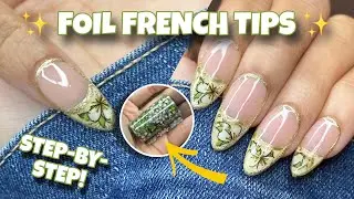 Transfer Foil Nail Art: Nail Designs for SHORT Nails!
