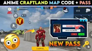 Free Fire Anime Character Craftland Map Code Password || Ben 10, Marshmallow, Ironman Craftland Map