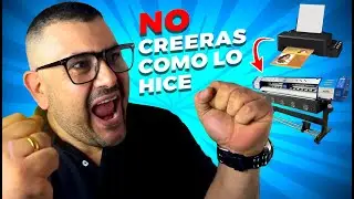 COMO IMPRIMIR UNA IMAGEN A3 en una IMPRESORA A4 (un TRUCO REVELADO) Sirve para SUBLIMACION y DTF