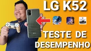 LG K52 TESTE DE DESEMPENHO | RODA LISO SEM TRAVAR?!