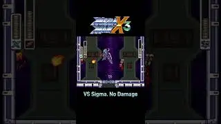 Enfrentando Sigma sem upgrades | Sem danos #megamanx3 #supernintendo #snes #games #retrogaming