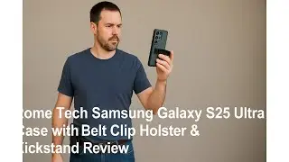 Обзор чехла Rome Tech для Samsung Galaxy S25 Ultra с креплением на ремень, кобурой и подставкой 🔒