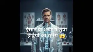206 हड्डियाँ, लेकिन क्यों? 😮 Human Bones Explained in Hindi 🔍 #viral #trending #facts #hindi