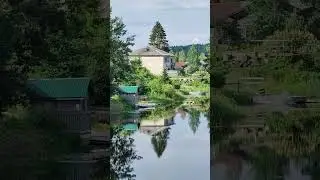 Вид с водопада Ляскеля в Карелии #dima_kruzheva #карелия #дима_кружева #karelia #водопад
