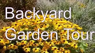 Backyard Flower Garden Tour at Picket Fence Greenhouse Aug 2010  Part1