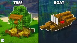 Minecraft : 3 Easy Starter House For Minecraft 1.21 | Minecraft Survival Tutorial