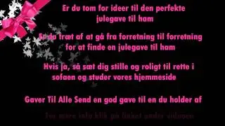 Julegave til ham