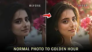 Golden Hour Ai Photo Editing Prompts | Normal Photo Se Golden glow Ai photo Banaye