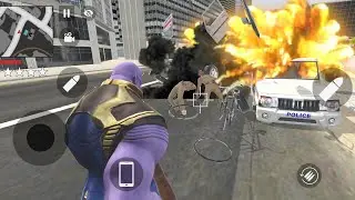 Thanos vs police 🚨 in Indian gta game 🎮 