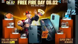 FREE FIRE SUPER SPIN EVENT 06.02 || Free fire super spin event 06.02