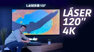 Proyector de Tiro Corto Láser hasta 120 Pulgadas de Hisense