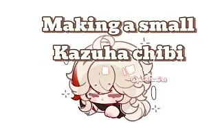 Making Kazuha Chibi | Genshin Impact| SpeedPaint [Ibispaint X]