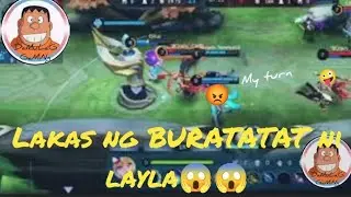 #mobilelegends #mobilelgameplay #laylagod BURATATAT NI LAYLA NAPAUNGOL ANG KALABAN