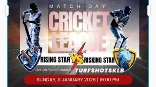 TEAM RISING STARS VS TEAM RISKY STARS ⭐️ | TOP TEAMS | FULL MATCH | SERIES-2026Chasing 47 in 5 over
