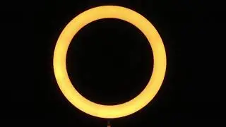 CERCHIO ANELLO LUCE CALDA ANELLO LUCE CALDA SCHERMO PER VIDEO.