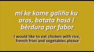 Learn Papiamento - Lesson #15 - At the restaurant