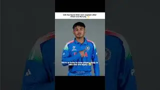 CSK&rsquo;s Next Captain After Dhoni? The Legacy Is Ready 💛🔥#cricket #shorts #u19worldcup2026