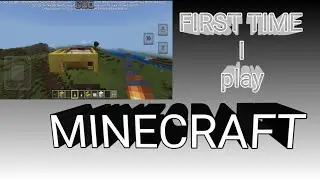 First Time Playing Minecraft 🎮 | Building My First House in Creative Mode!
