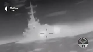 Ukrainian Drone Hit 