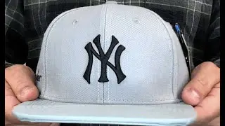 New York Yankees TEAM-BASIC STRAPBACK Grey Hat by Pro Standard