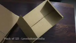 3Ply Buildskill Cardboard Box for Gifting and Packing  9X6X4.5