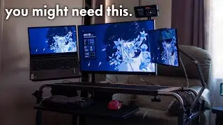 i made a zero-gravity workstation for my recliner