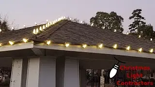 Christmas Lights-  Roof Hips and Ridges- 3 ways to hang lights on your roof