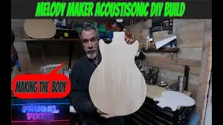 #2 Gibson Melody Maker  Acoustisonic DIY Guitar Build, using the Shopsmith Machine