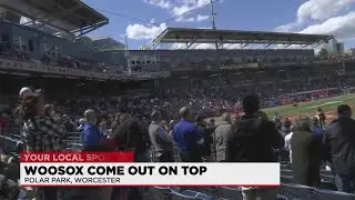 WooSox won first game of the season at Polar Park home opener