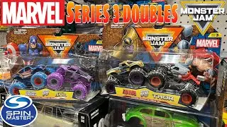 NEW Spin Master Monster Jam Marvel Series 3 Doubles FOUND At TARGET With THANOS! INSTORE &  Review!