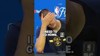 Jokic didn&rsquo;t seem to care about winning the Finals 🤣 #nba #nbafinals #nuggets #jokic