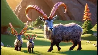 Markhor Horns Go Twist Twist Twist | Nursery Rhymes for Kids & Baby Songs