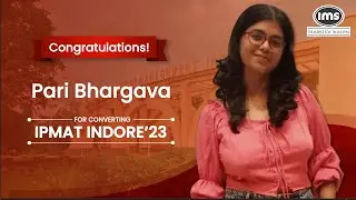 In Conversation with IPMAT Indore Converts 2023 - Pari Bhargava|Ft Akshay Agarwal Program Director