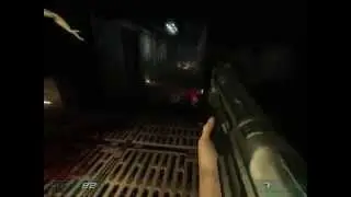 Doom 3 walkthrough - Level 12 - Monorail Skybridge [HD]
