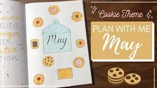 PLAN WITH ME | May 2021 Bullet Journal Set Up - Cookie Theme
