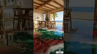 Beautiful christmas epoxy floor😍#shorts #epoxy #interiordesign #homedecorationideas #ai #usa