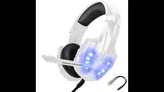 C4U® G9000-White Edition Gaming headset compatible with Gaming consoles such as PS5/PS4 & PC Switch