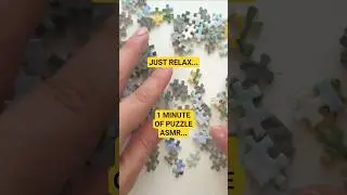 ASMR Whispered Tiny Puzzle Sounds for Relaxation #2 #asmr #art#puzzle