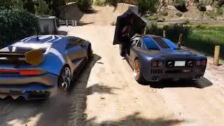 New Challenge with SuperHeroes and Cars Jet Ski Aircraft - Epic Sounds SPIDER-MAN mod GTA 5