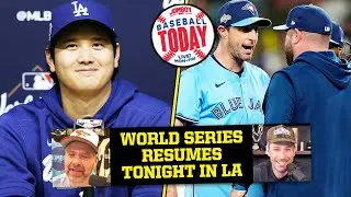 The World Series resumes tonight in LA with the series tied... | Baseball Today