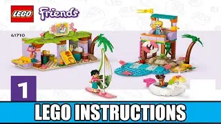 LEGO Instructions | Friends | 41710 | Surfer Beach Fun (Book 1)