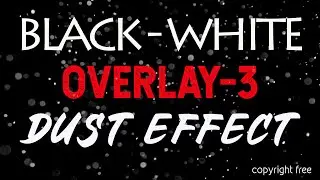 White Dust Particles Black Screen Overlay | dust overlay effect | no copyright issue