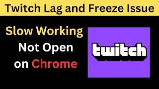 Fix Twitch Website Lag and Freezing Slow Working on Chrome