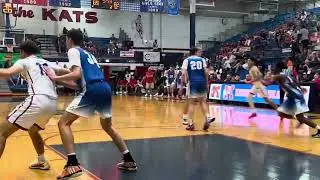 Jack Benter cuts for a lay up - IN All Stars