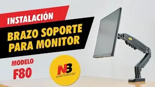 Unboxing e instalaci&oacute;n del brazo para monitor North Bayou F80 🖥️